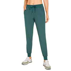 Joggers décontractés pour femmes de style ajusté avec poches latérales extensibles à la taille pour la maison ou l'extérieur-pour l'entraînement ou les voyages en été - Product Image 4