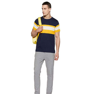 T-shirt à col rond de coupe régulière 100% coton pour hommes T-shirt grande taille pour hommes de haute qualité T-shirt uni unisexe de qualité supérieure - Product Image 3