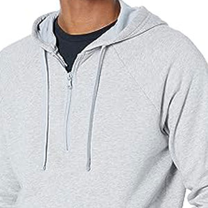 เสื้อฮู้ดซิปครึ่งแขนสำหรับผู้ชายใส่วิ่งจ๊อกกิ้งชุดกีฬาแบบปรับแต่งได้สำหรับฤดูหนาว - Product Image 2