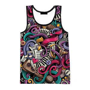 Débardeur sans manches décontracté pour hommes haute durabilité séchage rapide polyester respirant couleur unie qualité tricotée vente chaude pour la salle de sport - Product Image 1