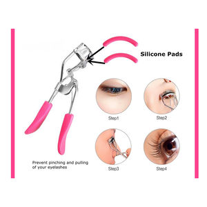 Recourbe-cils professionnel en acier inoxydable or rose de haute qualité, outil de beauté, à brancher - Product Image 6