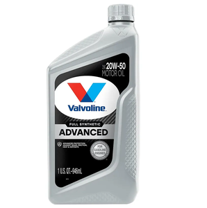 Huile moteur Valvoline Advanced Full Synthetic Formula 20W-50 Lubrifiant et nettoyant pour moteur 1 Qt - Product Image 1