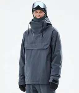 Yüksek teknoloji sıcak satmak kayak Snowboard uzun boylu Hoodie yüksek kalite su geçirmez kayak ceket yarım Zip ceket