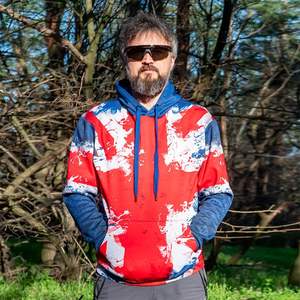 Vente en gros de sweats à capuche pour hommes personnalisés avec impression par sublimation, best-seller, streetwear, 100% coton, respirant, écologique - Product Image 1