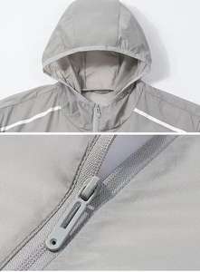 Chaqueta cortavientos ligera personalizada para hombre, chaqueta deportiva informal para correr al aire libre para hombre - Product Image 4