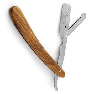 Rasoir droit professionnel avec manche en bois pour salon de coiffure, rasoir de barbier avec lame de haute qualité - Product Image 3