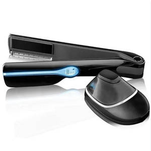 เครื่องหนีบผมตรงเซรามิคแบบแบนใช้เคราตินปรับแต่งได้ใช้ USB ไฟฟ้าแบตเตอรี่ - Product Image 3