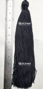 ชุดเครื่องแบบเจ้าหน้าที่ทำจากผ้าไหมมีพู่และไมลาร์ตัดเย็บเสื้อผ้าใช้ในพิธีสีดำ - Product Image 5