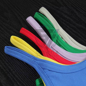 Custom Ladies <b>Spaghetti</b> <b>Strap</b> Ribbed Tube <b>Top</b> Sleeveless Womens <b>Tank</b> <b>Top</b> Breathable Quick Dry Plus Size Summer Satin - Product Image 4