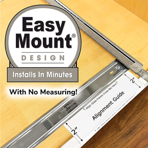 Chuyên nghiệp tủ bếp tổ chức giá 14 "x 21" <span class=keywords><strong>Chrome</strong></span> Pull-out phòng đựng thức ăn kệ kim loại trượt ngăn kéo móc cho bộ đồ ăn - Product Image 6