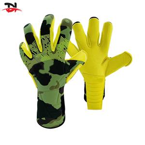 Gants de gardien de but durables personnalisés avec latex super adhérent et caractéristiques antidérapantes gants de protection en cuir pour les doigts - Product Image 2