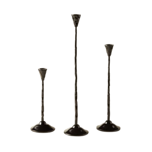 Chandelier de table en aluminium noir avec bougie personnalisée en métal de la meilleure qualité pour mariage, fête et événement. - Product Image 3