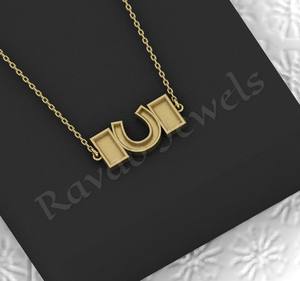 Trendy High 925 Sterling Silver Bezel Setting Rectangle Charm Necklace <b>Horseshoe</b> Jewelry Finding Component Christmas Gift - Product Image 5