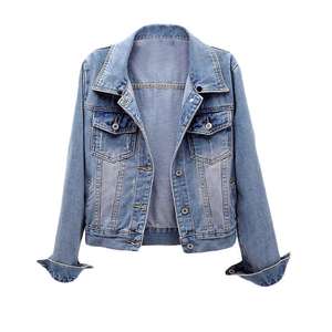 Women's Hooded Denim Jacket - Product Image 6