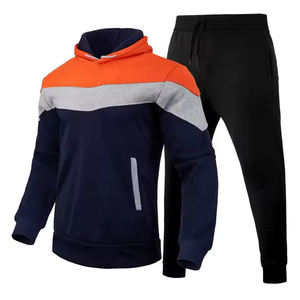 Men's High Quality Custom Logo Fitness Jogger Winter Tracksuit Private Logo Breathable Comfortable Winter Sports Tracksuits - Product Image 4