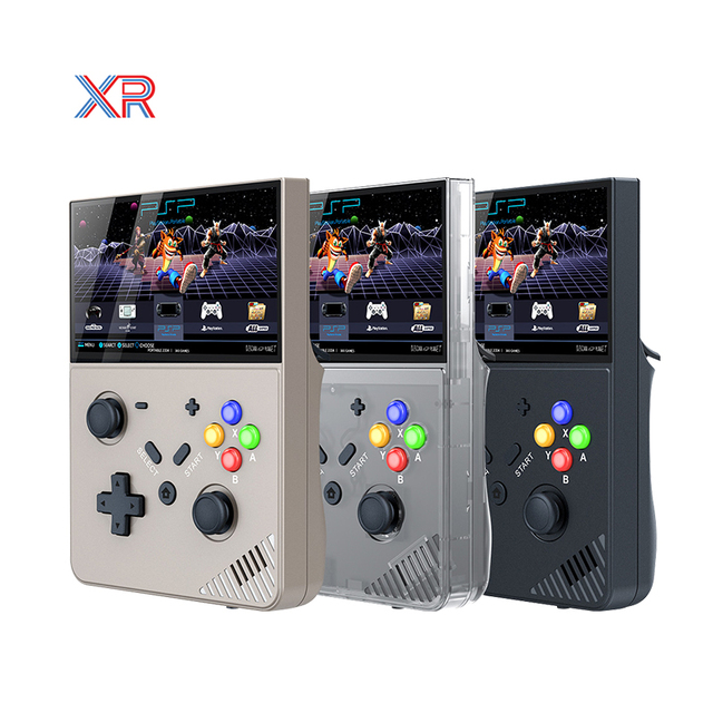 M18 R43PRO Handheld Game Consoles 4.3 Inch IPS Screen Linux Source 4000mah Battery 25 Simulator Retro Handheld Game Players