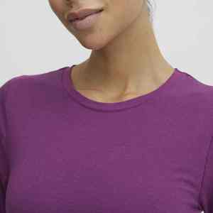 Vente en gros T-shirt à manches longues pour femmes OEM Logo personnalisé Respirant Écologique Haut ajusté disponible différentes tailles - Product Image 4