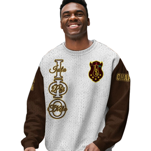 Iota Phi Theta maglione 1963 in maglia acrilica ciniglia greco lettera Pullover confraternity abbigliamento invernale abbigliamento greco - Product Image 1