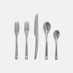 Stainless Steel <b>Flatware</b> <b>Set</b> with Handmade Hammered Long Handle Design Modern Look Cutlery <b>Set</b> for Wedding - Product Image 5