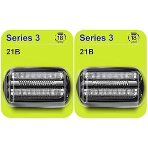 Cabezal de repuesto Serie 3 para Afeitadora eléctrica Braun-21B- Compatible con maquinillas de afeitar eléctricas Braun 300s, 310S, 3010BT (paquete de 2) - Product Image 6