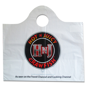 Bolsas de plástico de HDPE Wave top, embalaje de logotipo personalizado para negocios pequeños, proveedor de Vietnam, bolsas de compras de plástico de buen diseño - Product Image 4