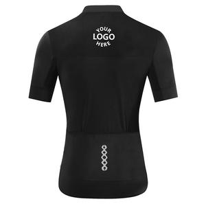 Maillot de cyclisme d'extérieur en gros pour hommes, personnalisé, manches courtes, avec votre logo, séchage rapide, respirant, chemise longue, nom d'équipe OEM, 100% coton - Product Image 3