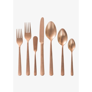 Vaisselle écologique de haute qualité en acier inoxydable plaqué or ensemble de couverts pour mariage restaurant ensemble de couverts de luxe - Product Image 4