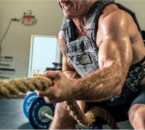 Chaleco con Peso Ajustable para Hombre, Entrenamiento con Pesas de Hierro, Chaleco con Peso de 20 kg, Ajustable, Unisex - Product Image 4