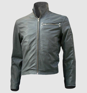 2026 Top vente unisexe élégant en cuir véritable moto veste support avant écologique étanche personnalisable couleurs tailles - Product Image 2