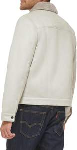 Chaquetas de Cuero para Hombre de Alta Calidad al por Mayor, Chaqueta de Moda de Invierno de Color Blanco para Hombre - Product Image 3