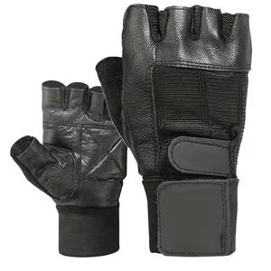 Guantes de Halterofilia de Medio Dedo Transpirables de Poliéster y Algodón, Estilo Elegante, Personalizados, Hechos en Pakistán, de la Mejor Calidad, Precio al por Mayor - Product Image 4