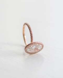 11x7mm Oval Cut <b>Moissanite</b> Engagement <b>Ring</b> | Double Halo Pave Band <b>Ring</b> in Silver or Gold | Bridal Wedding Fine Jewelry OEM - Product Image 3