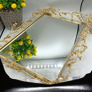 Plateau de table fantaisie, couleur argent, mini bols, design pour plateau de service, plateau de nourriture créatif, meilleur prix de vente incroyable - Product Image 4