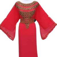 Dernière collection de robes jalabiya kaftan maxi de style Dubaï, élégantes, à manches longues, pour soirées et occasions spéciales, vêtements islamiques pour adultes.
