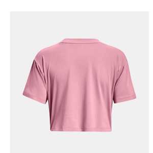 <b>Pink</b> Color Custom Cotton Drop Shoulder Tshirt Custom 275G Heavyweight Blank Streetwear <b>Crop</b> Women T Shirt - Product Image 6