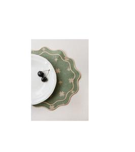 Juego de manteles individuales de lino ecológico para decoración de mesa de comedor minimalista moderna con acabado texturizado natural hecho a mano - Product Image 4