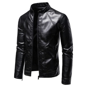 Veste en cuir véritable pour homme, coupe slim, tendance hip-hop, imperméable, coupe-vent, haut de gamme, polyvalente, décontractée - Product Image 1