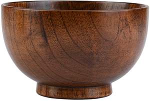 Bol à fruits en bois et résine époxy au design unique, bol à salade créatif - Product Image 3