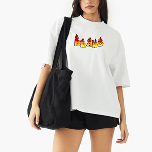 Camiseta de Jersey Elástica para Mujer, Material Premium, Camiseta Básica de Verano para Mujer, Ligera y Cómoda, Camiseta Elegante para Mujer, Moda 2025 - Product Image 1