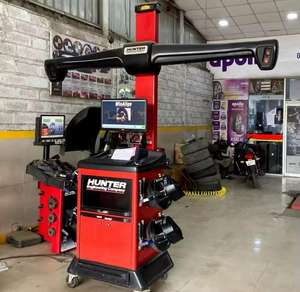 Máquina de Alineación de Ruedas 3D Hunter con Cámara HD, Equipo de Diagnóstico para Taller Automotriz |   Máquina de Alineación de Cuatro Ruedas Hunter 3D - Product Image 1