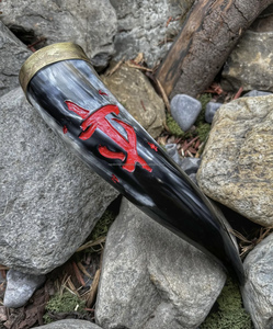 Corne à boire Viking authentique pour la bière corne polie de bœuf/vache de haute qualité pour boire corne naturelle de Artisan Craft - Product Image 2