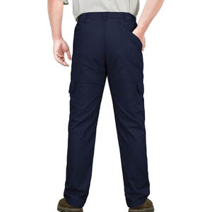 กางเกงทำงานขายาวสำหรับผู้ชายชุดทำงานแขนยาวผ้าโพลีเอสเตอร์กันไฟ - Product Image 5