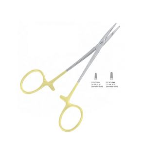 Portaagujas Olsen Hegar de Acero Inoxidable TC 6.75 Pulgadas F7 292, Instrumento Quirúrgico de Sutura, Carburo de Tungsteno Reutilizable - Product Image 1