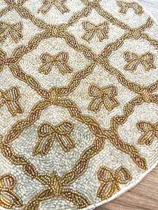 Salvamanteles y Posavasos de Lujo Hechos a Mano con Cuentas para Comedor - Decoración Duradera Antideslizante para Fiestas y Regalos de Inauguración - Product Image 2