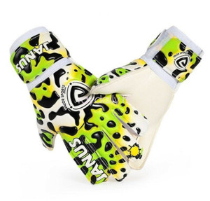 Gants de gardien de but professionnels entièrement orange néon avec poignée en latex haute visibilité matériau en caoutchouc SP Branding - Product Image 6