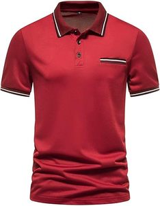 T-shirts de polo de golf de vêtements de sport de la meilleure qualité avec polos personnalisés respirants à panneau uni - Product Image 2