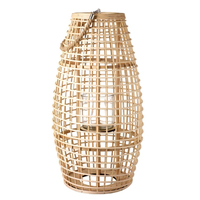 Ensemble de lanternes de luxe en rotin naturel tissé à la main de qualité supérieure, écologiques, pour la décoration intérieure et extérieure de Pâques
