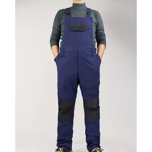 Overol de Carga 2026, Diseño Elástico con Múltiples Bolsillos, Ropa de Trabajo Resistente para Todas las Temporadas, Negro y Gris - Product Image 1