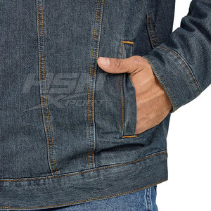 Veste en jean surdimensionnée pour homme, sur mesure, best-seller, dernier design, prix abordable - Product Image 6