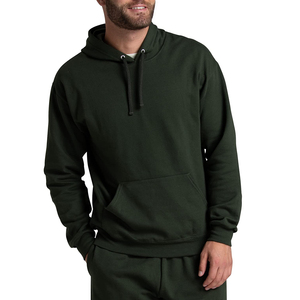 Sudadera con Capucha Unisex de Alta Calidad, Ecológica, Transpirable, de Poliéster/Algodón, Ligera, Otoñal, Lisa, con Cordón, Logotipo Personalizado para Hombre - Product Image 1